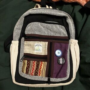 Himalayan Hemp Backpack New without tags